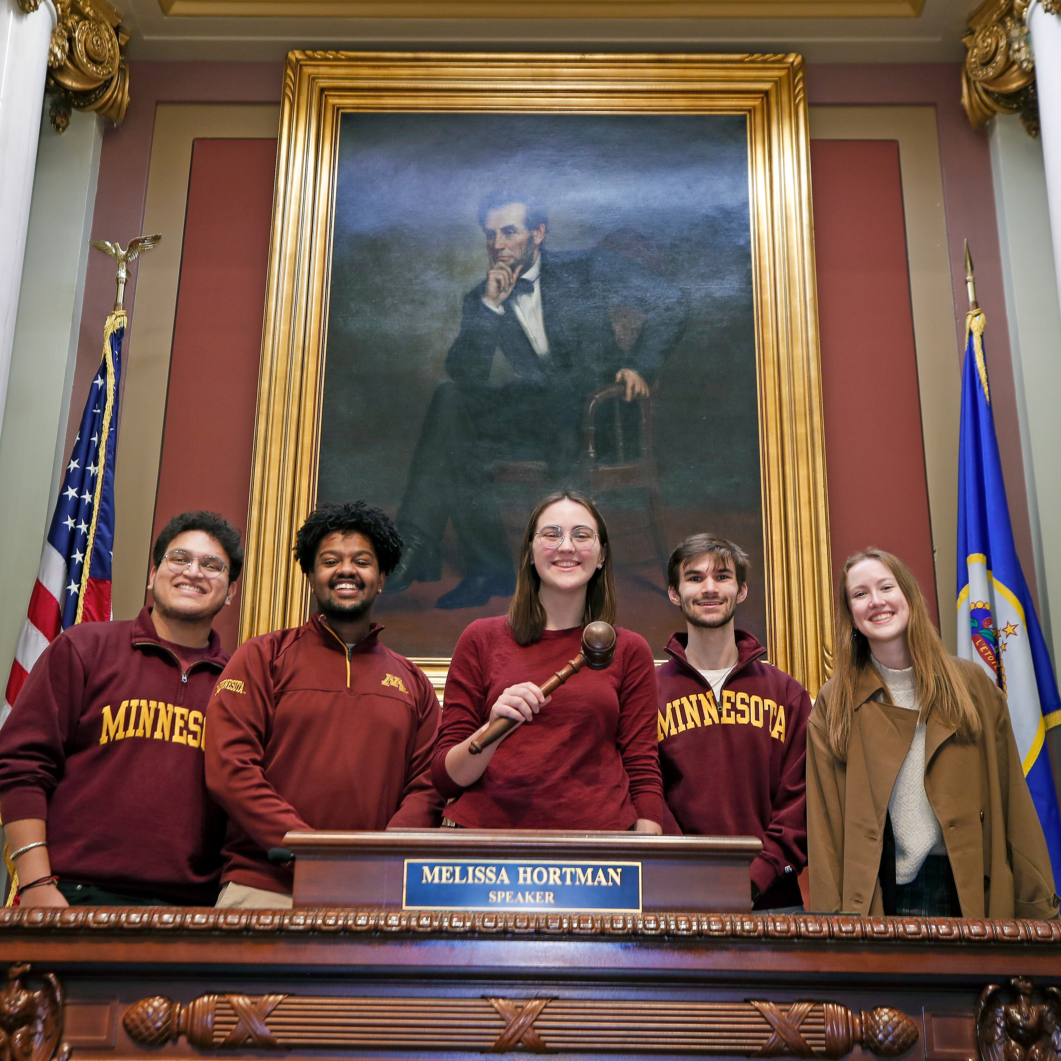Students at the Capitol